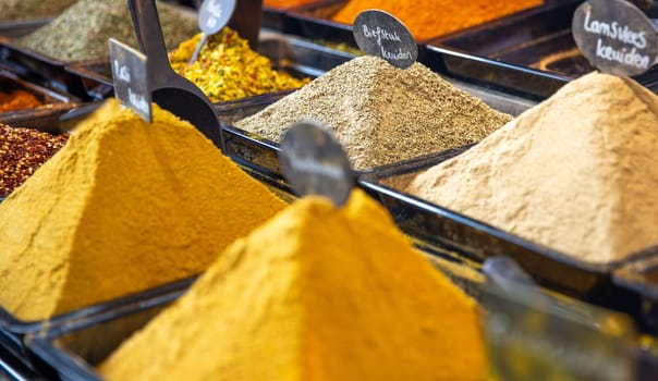 Various Spices from different countries