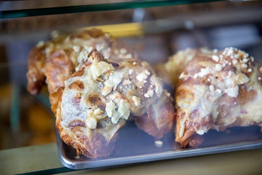 Toasted Almond Croissant at a bakery