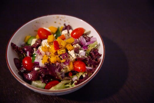 Small Greek Salad as a first course