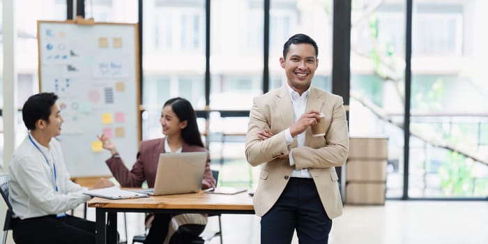 Smiling confident middle aged business man, mature older professional successful company ceo corporate leader.