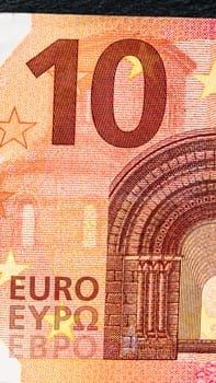 EURO currency. Europe inflation, EUR money. European Union currency