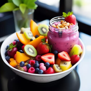 Fruitful Delights: Exploring Salad and Smoothie Creations