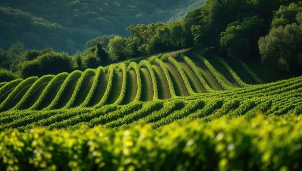 Vineyards in the Chianti region, Tuscany, Italy