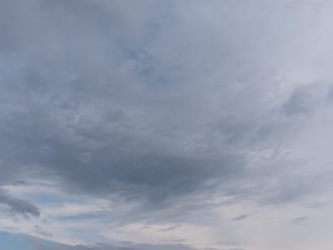 Beautiful various forms clouds in the high sky.