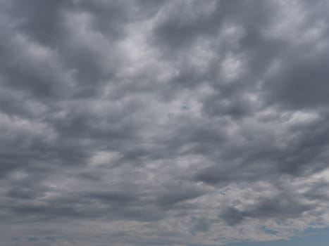 Beautiful various forms clouds in the high sky.