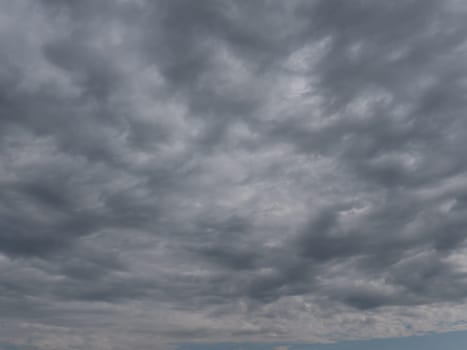 Beautiful various forms clouds in the high sky.