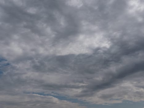Beautiful various forms clouds in the high sky.