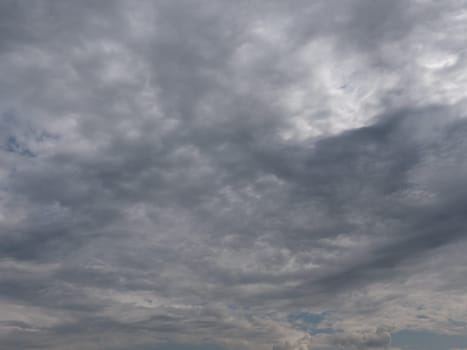Beautiful various forms clouds in the high sky.