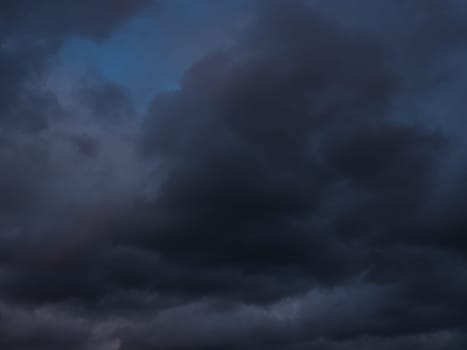 Beautiful various forms clouds in the high sky.