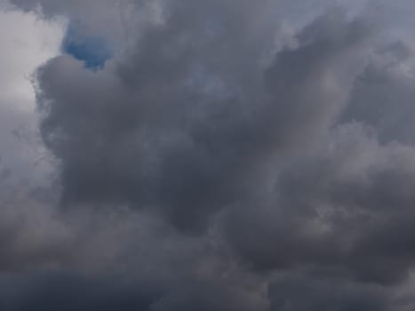 Beautiful various forms clouds in the high sky.