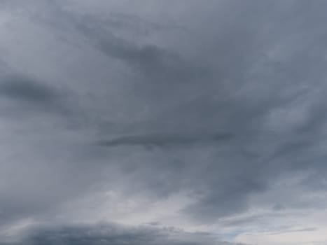 Beautiful various forms clouds in the high sky.
