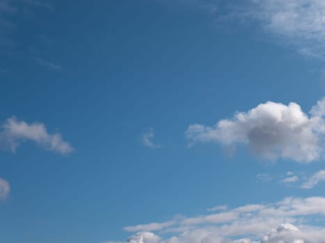 Beautiful various forms clouds in the high sky.