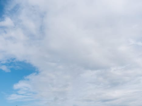 Beautiful various forms clouds in the high sky.