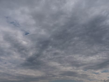Beautiful various forms clouds in the high sky.