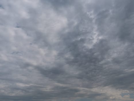 Beautiful various forms clouds in the high sky.