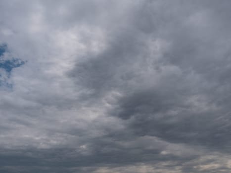 Beautiful various forms clouds in the high sky.