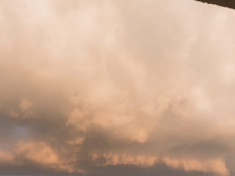 Beautiful various forms clouds in the high sky.