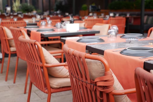 A city restaurant outdoor furniture,