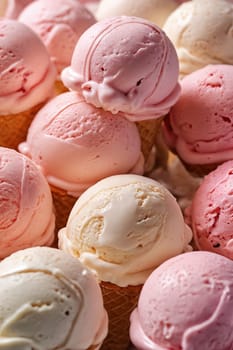 Delight in summer with these three delicious ice cream cones.