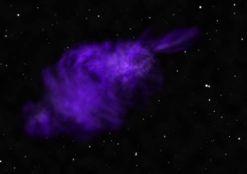 Star field in space a nebulae and a gas congestion. Elements of this image furnished by NASA . 3D rendering