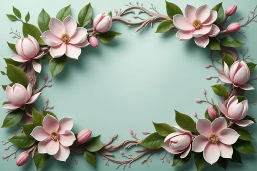 beautiful abstract background with bright flowers.