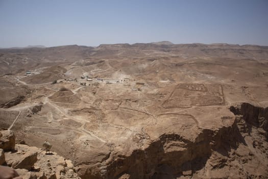 Evening landscape of the Dead Sea shore. High quality photo