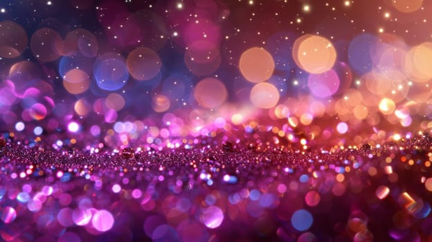A close up of a blurry image with lots of sparkles