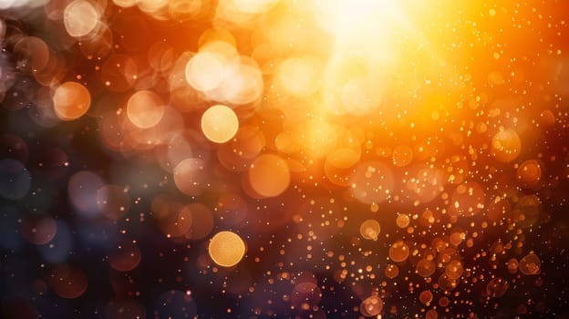 A close up of a blurry photo with some sun shining through