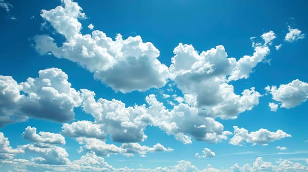 A group of people are sitting on a beach under some clouds