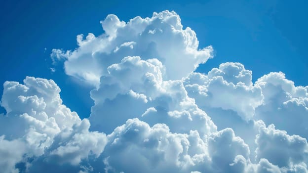 A large white cloud in the sky with a plane flying through it