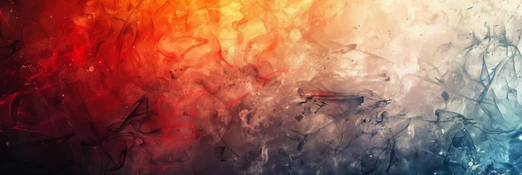 A close up of a painting with abstract colors and shapes