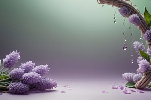 beautiful abstract background with bright flowers.