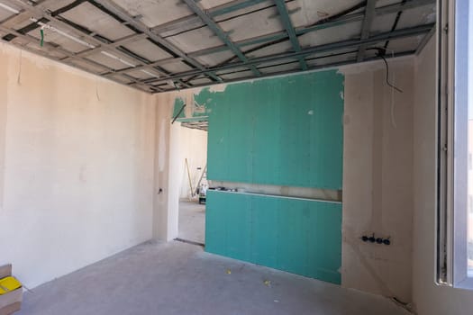 Bottom of the frame mounted ceiling. High quality photo