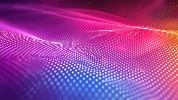 A colorful abstract background with dots and lines