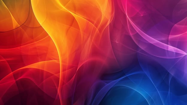 A close up of a colorful abstract background with wavy lines