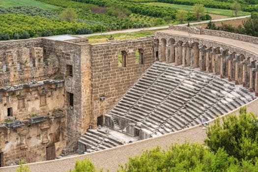 Roman amphitheater of Aspendos, Belkiz - Antalya, Turkey