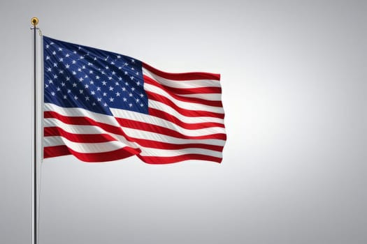 American flag highlights its symbolic significance and historical importance, evoking a sense of unity and liberty