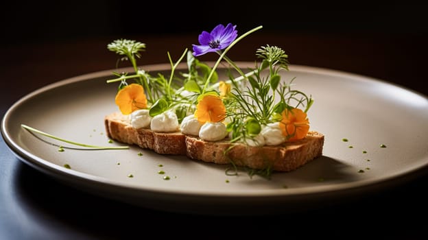 Food, hospitality and room service, starter appetisers as English countryside exquisite cuisine in hotel restaurant a la carte menu, culinary art and fine dining experience
