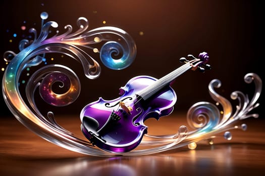 colorful background with musical notes, abstract music background .