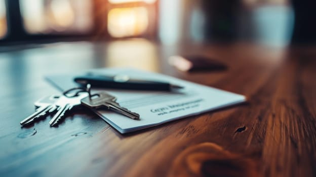 A stack of keys are on top of a piece of paper.