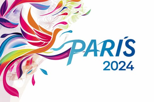 Olympic Games in Paris on summer , Generative ai.