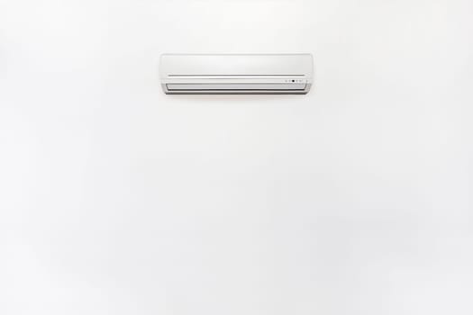 empty wall mounted white color inverter air conditioner