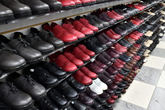 Children's Shoes on store counter