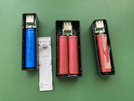 Power bank made the from laptop batteries