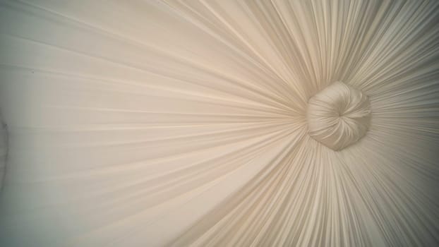 Ceiling of a wedding tent at a wedding celebration