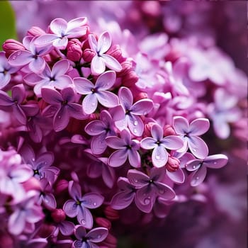Pink hydrangeas, smudged background, bouquet of flowers. Flowering flowers, a symbol of spring, new life. A joyful time of nature waking up to life.