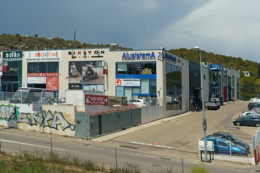 Barcelona, Spain - May 24, 2023: A parking lot filled with various cars parked closely together, showcasing the busy nature of the location.