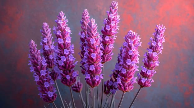 Purple flowers lavender petals close-up. Flowering flowers, a symbol of spring, new life. A joyful time of nature awakening to life.