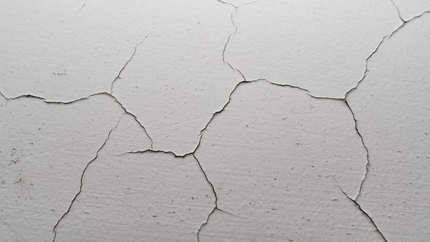 Old cracked plaster wall surface for background or texture