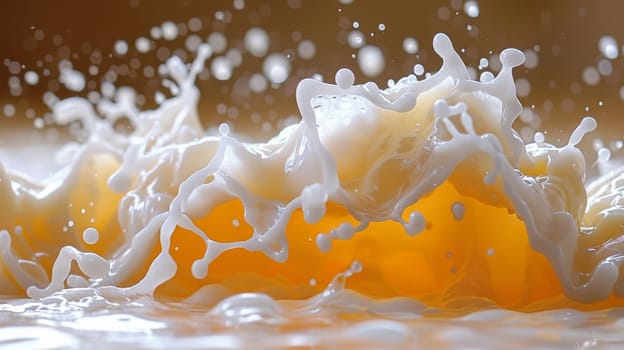 A close up of a glass full of liquid with orange juice